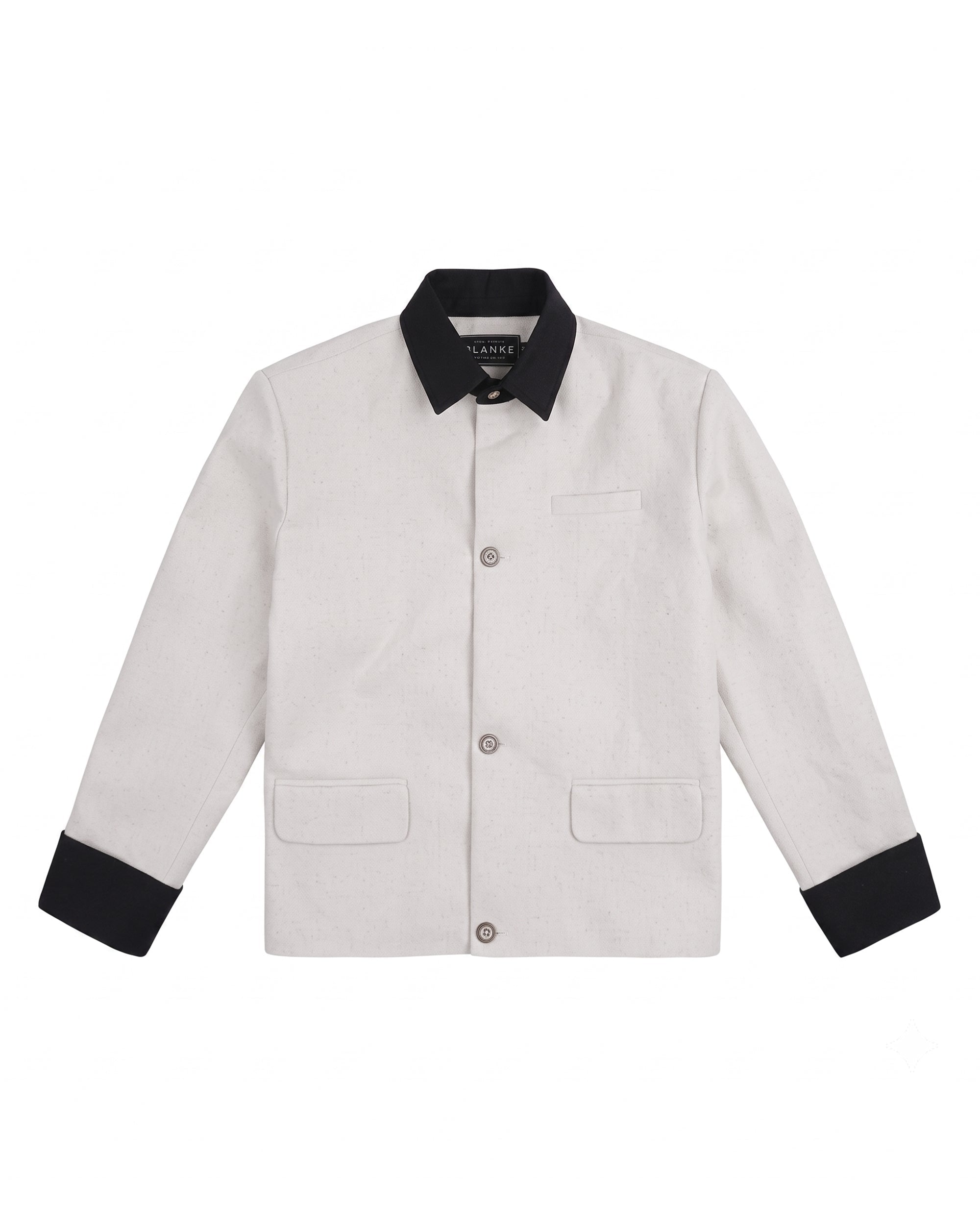 IVORYMIDNIGHT JACKET Ivory flatlay
