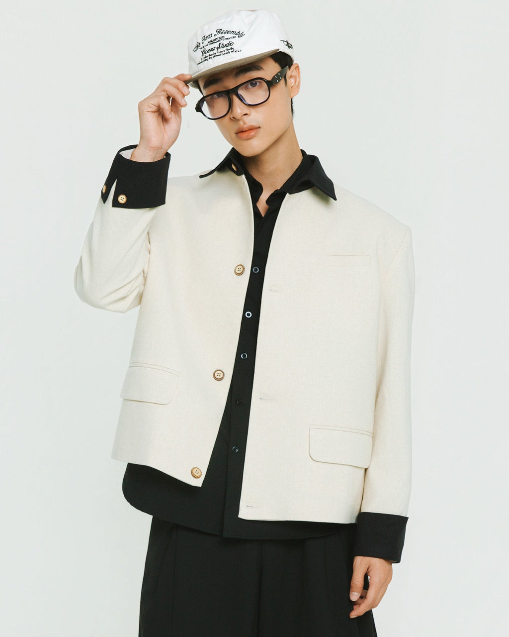 IVORYMIDNIGHT JACKET Ivory look