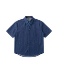 HOLSAEVER SHIRT DENIM flatlay
