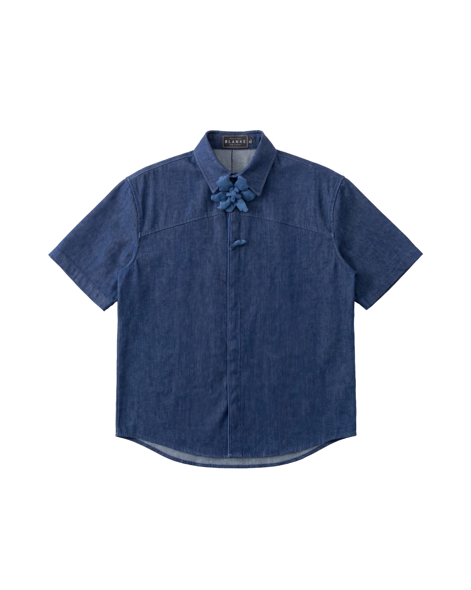 HOLSAEVER SHIRT DENIM flatlay