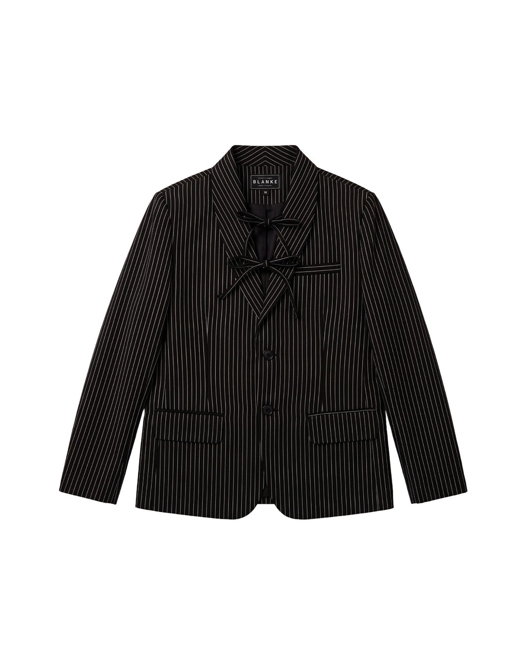 STRIPE LACE BLAZER flatlay