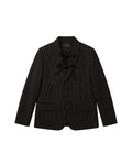 STRIPE LACE BLAZER flatlay