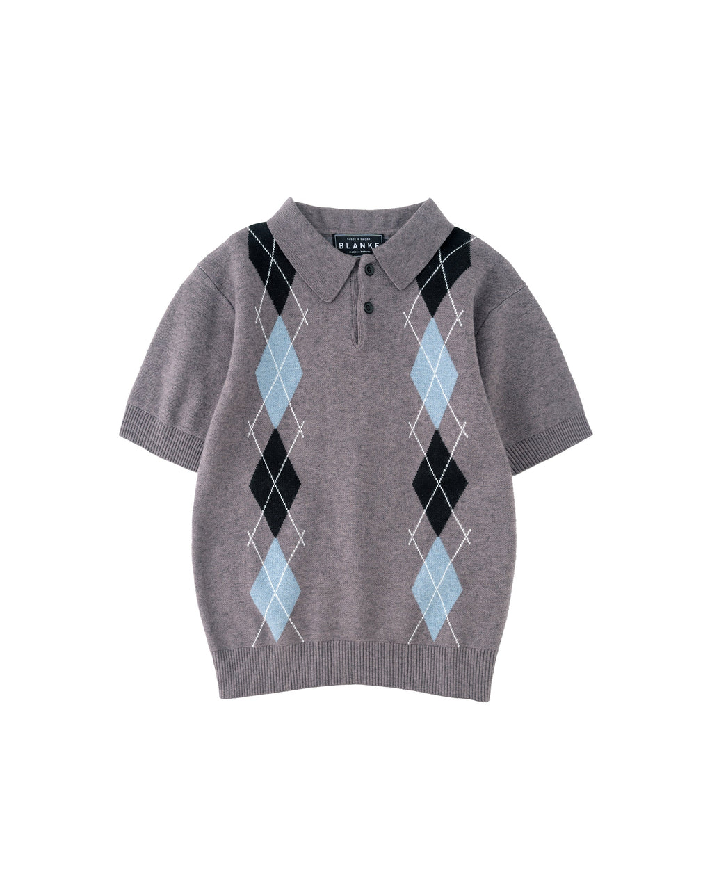 ARTEMIS KNIT POLO beige flatlay