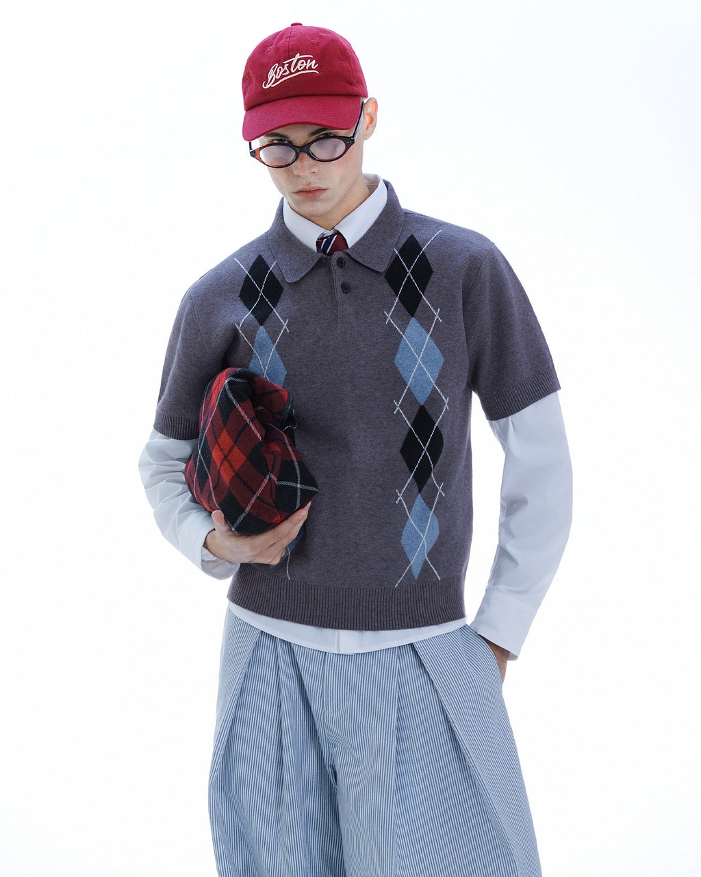 ARTEMIS KNIT POLO look 2