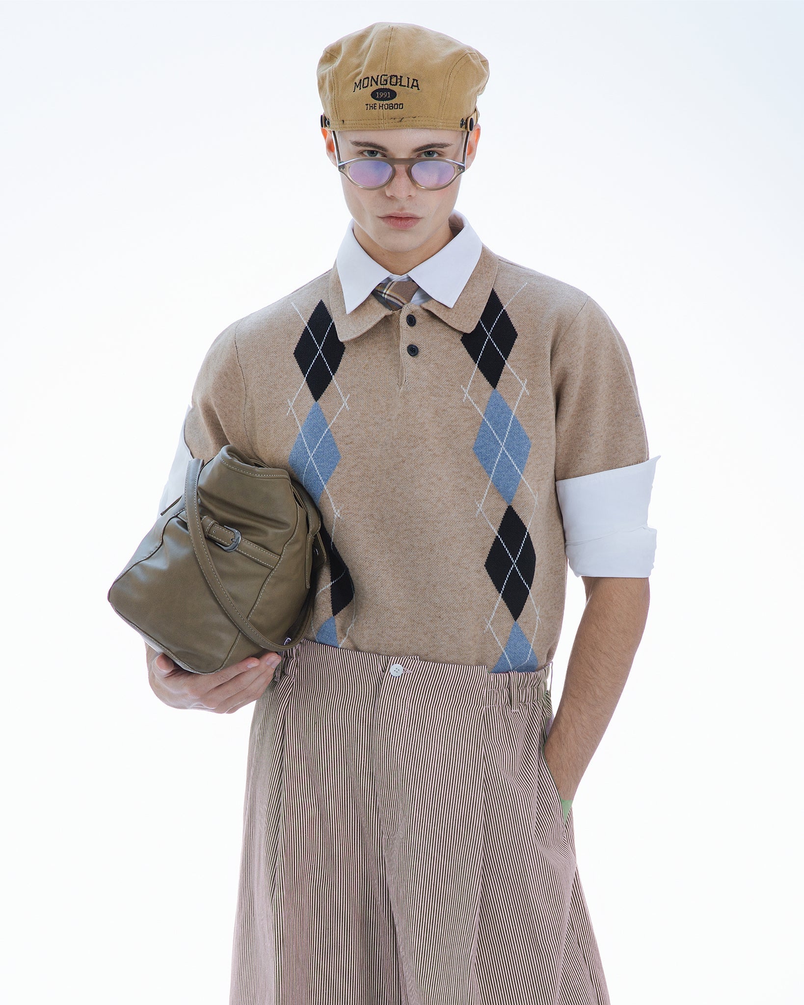 ARTEMIS KNIT POLO look 5