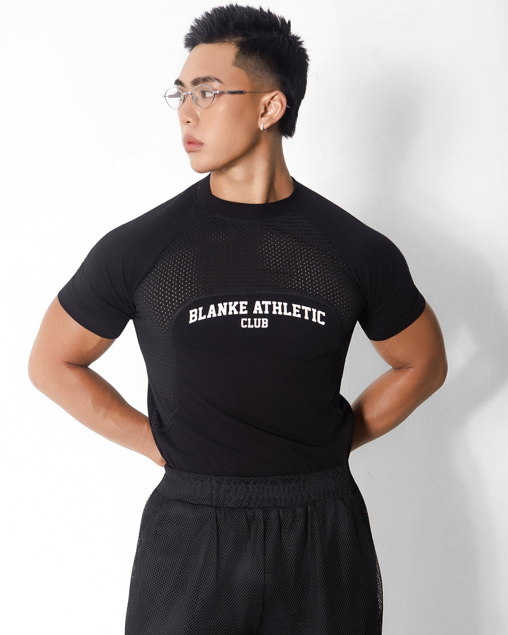 BS Meshmer Tee model image