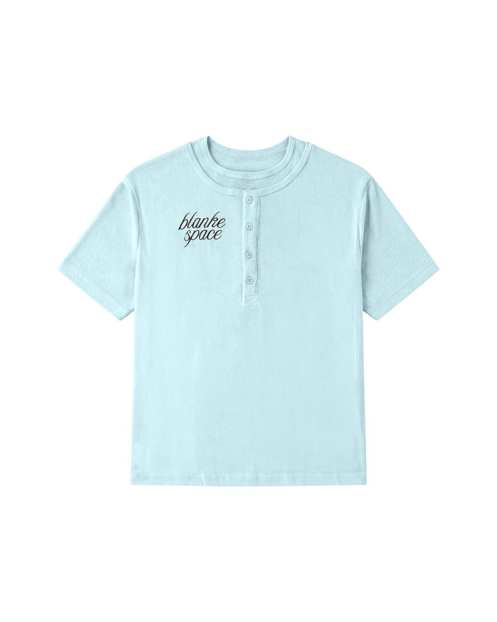 VERDANT TEE blue flatlay