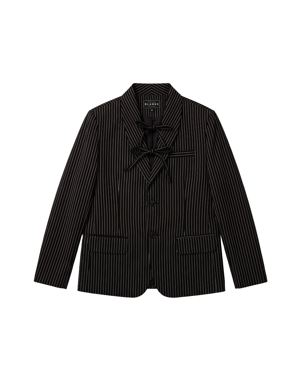 STRIPE LACE BLAZER flatlay