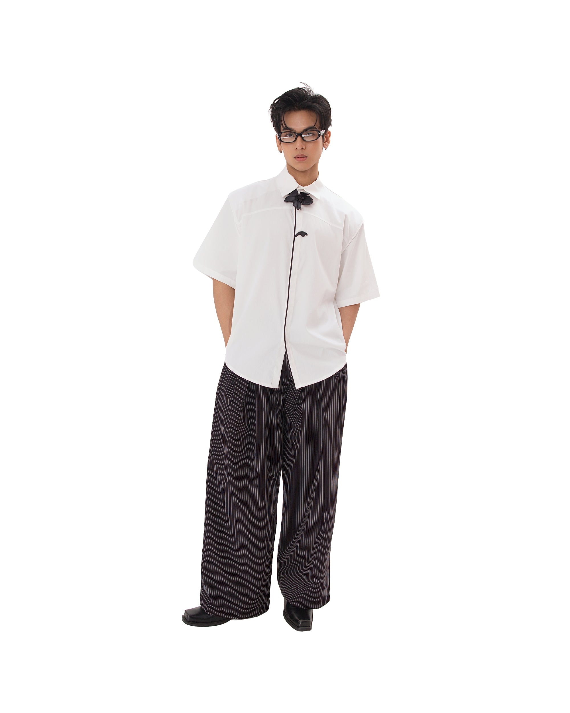 HOLSAEVER SHIRT white cover lookbook