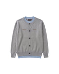 IRIS CARDIGAN grey flatlay