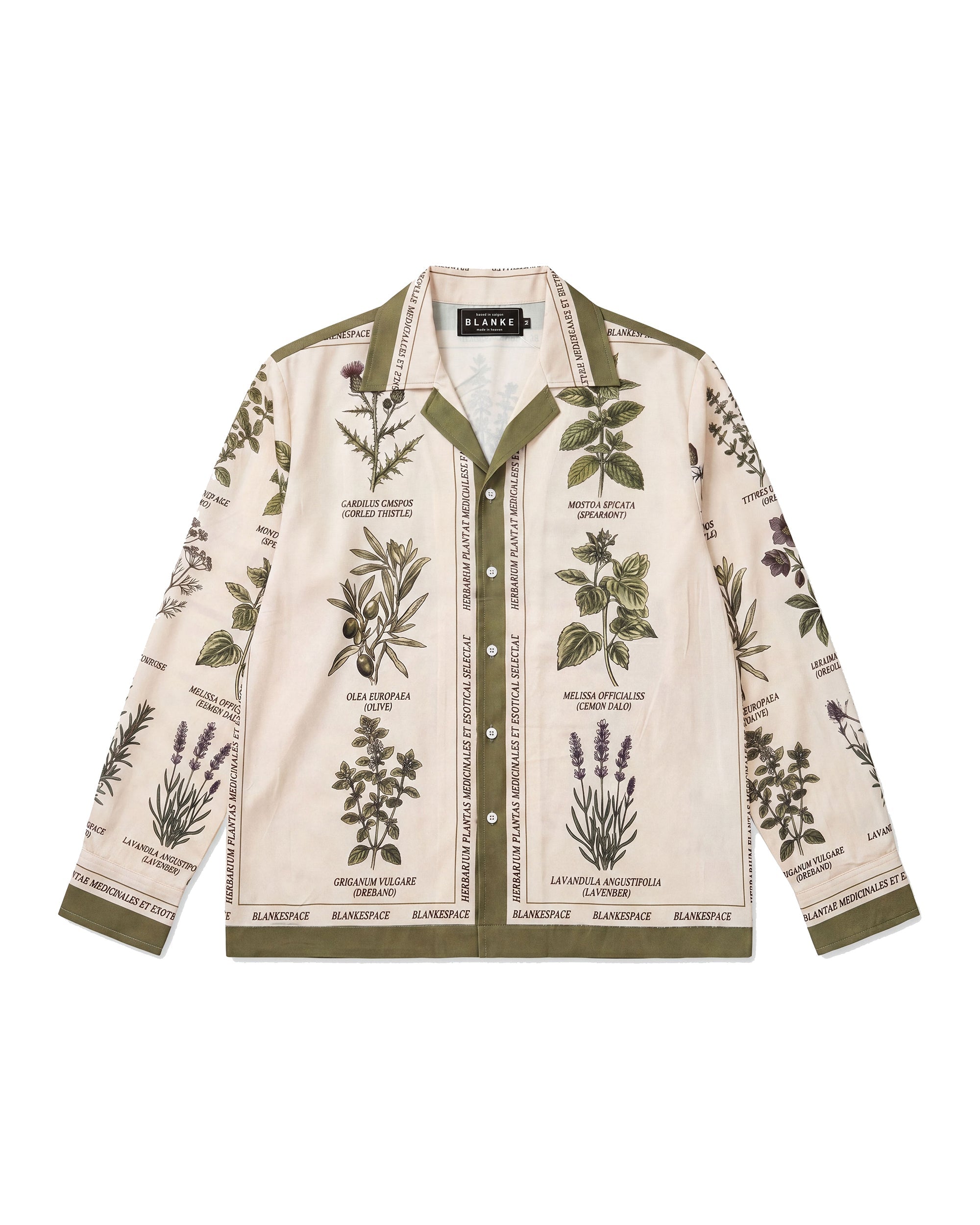 BOTANIC SHIRT flatlay