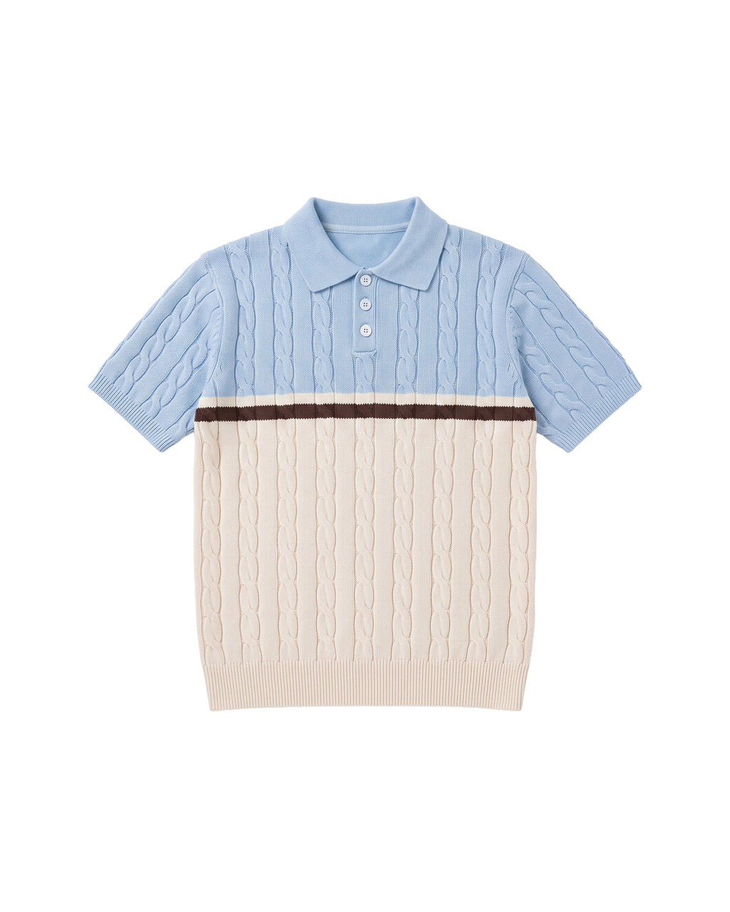 SKIMI KNIT POLO flatlay