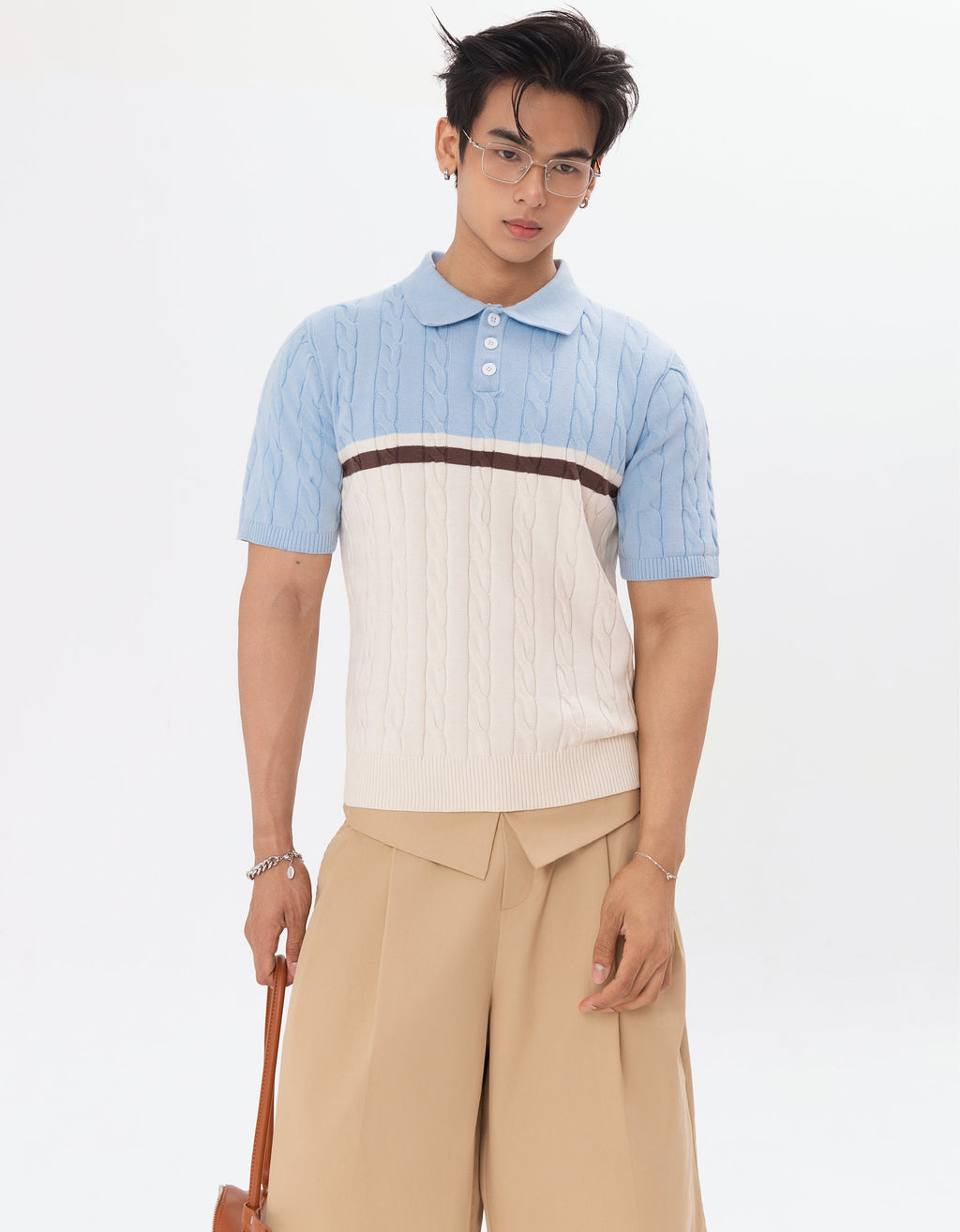 SKIMI KNIT POLO model 6