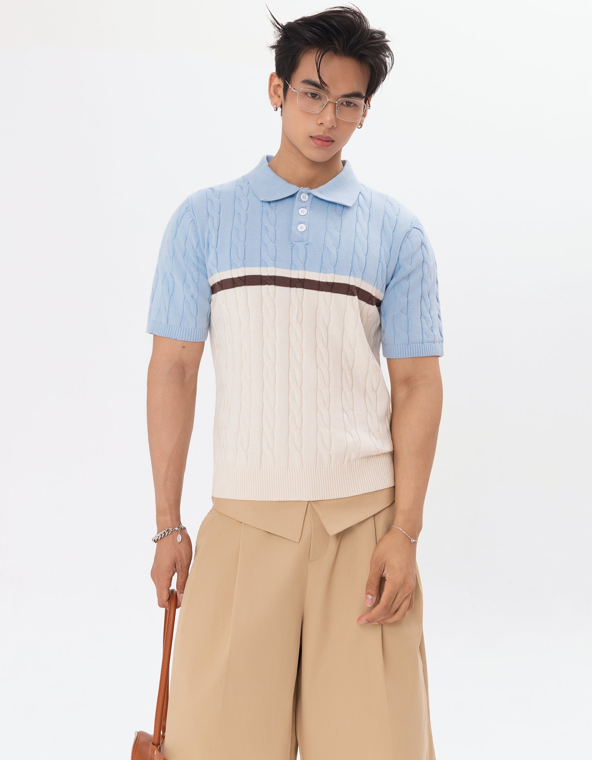 SKIMI KNIT POLO model 6
